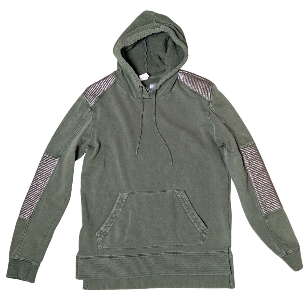 Affliction‎ California Motors Grunge Hoodie Military Green Women's Medium